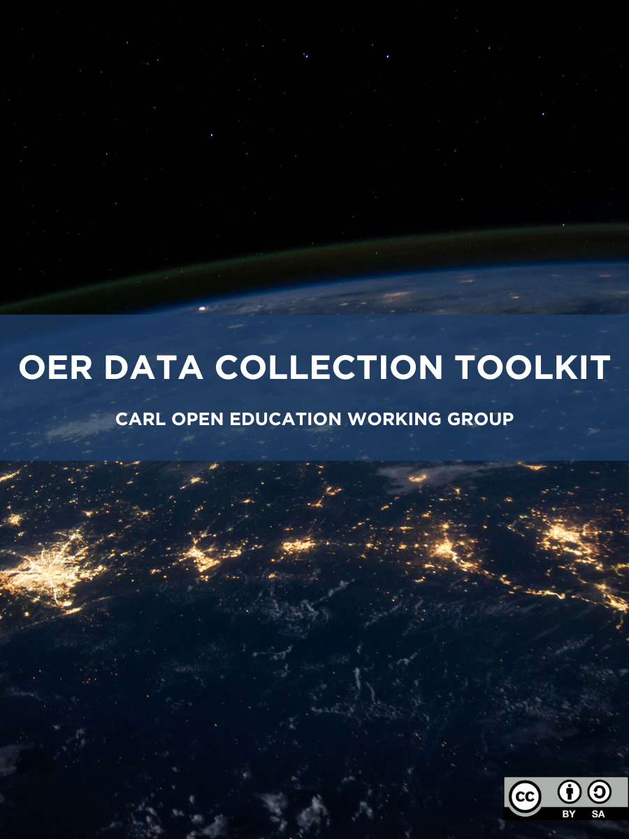 Cover image for OER Data Collection Toolkit