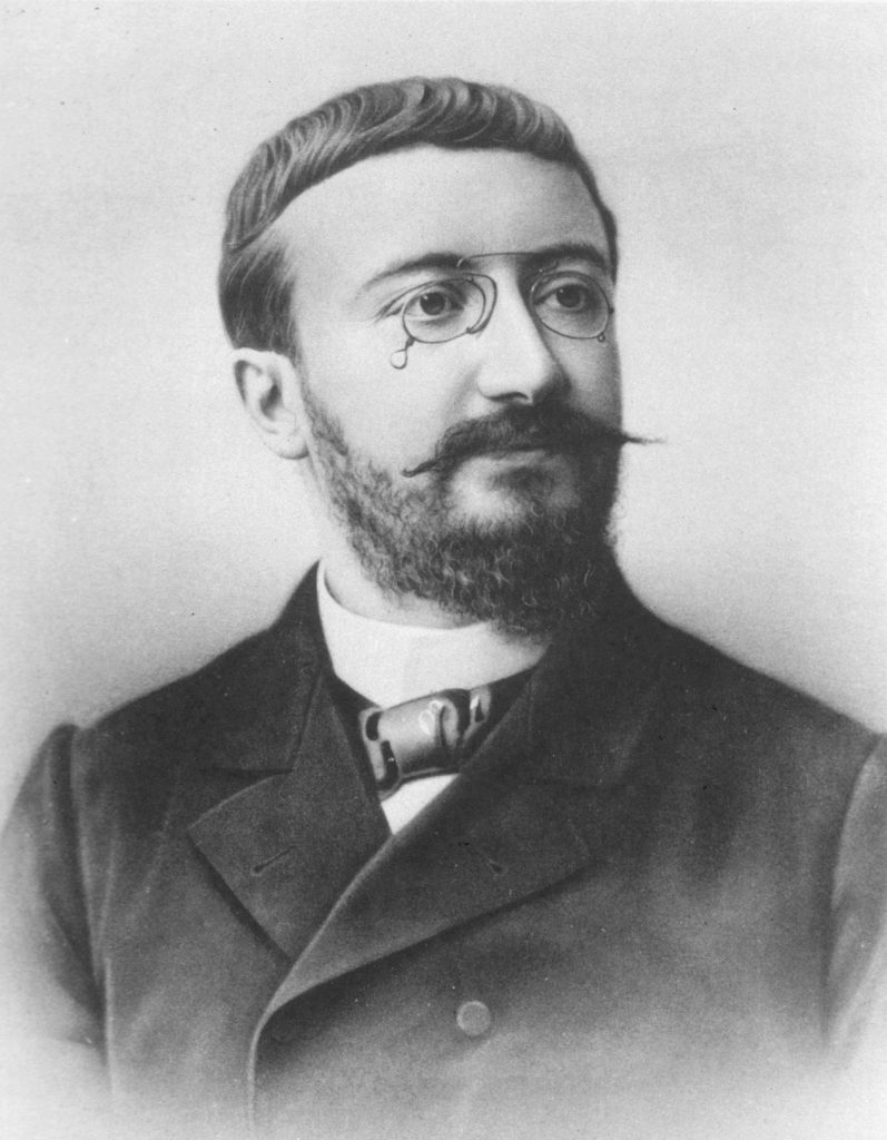 A photograph of Alfred Binet