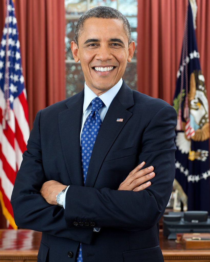 A photograph of Barack Obama.