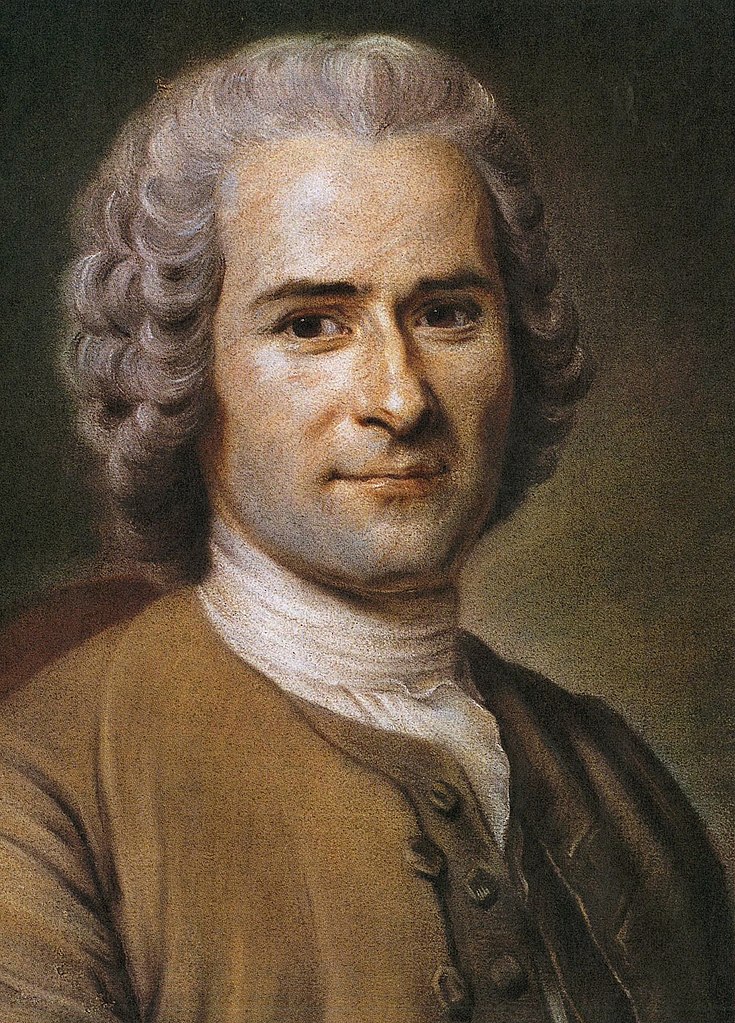 Painting of Jean-Jacques Rousseau