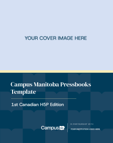 Campus Manitoba Pressbooks Template book cover