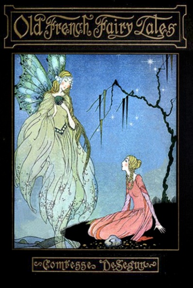 A book cover details the image of a fairy who hovers over a girl sitting beneath a tree.