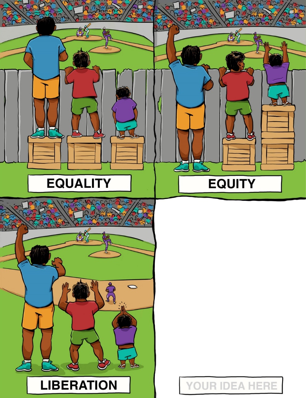 equality versus equity versus liberty