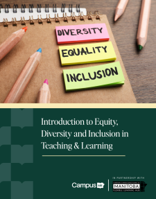 Introduction to Equity, Diversity and Inclusion in Teaching &amp; Learning book cover