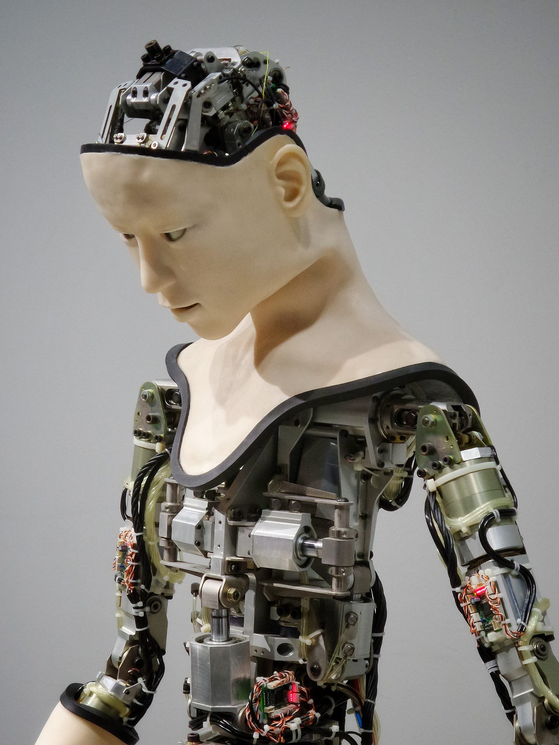 A robot with human features