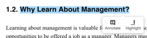 Screenshot of text highlighted for Hypothes.is annotation tool.