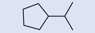 This figure shows a pentagon with a vertex pointing right, from which a line segment extends that has two line segments attached at its right end, one extending up and to the right, and the other extending down and to the right.